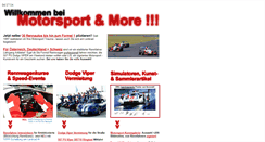 Desktop Screenshot of motorsport-and-more.com