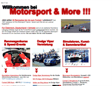 Tablet Screenshot of motorsport-and-more.com